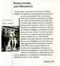 Restos mortales.  [artículo]