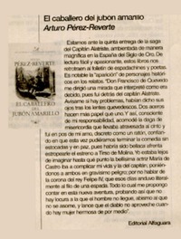 El Caballero del Jubón Amarillo.  [artículo]