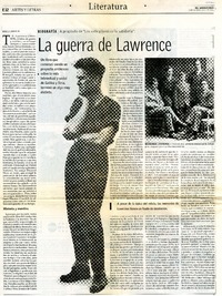 La guerra de Lawrence  [artículo] Marcela Fuentealba.