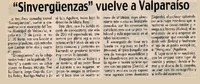 Sinvergüenzas" vuelve a Valparaíso.  [artículo]