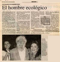 El Hombre ecológico.  [artículo]