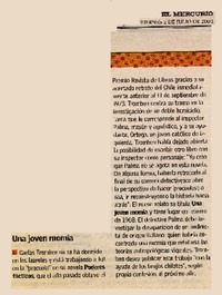 Una Joven momia.  [artículo]