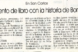 Lanzamiento de libro con la historia de Bomberos.  [artículo]