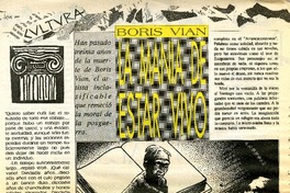 La Mania de estar vivo  [artículo] Rafael Gumucio.