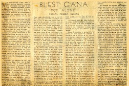 Blest Gana  [artículo] Carlos Orrego Barros.
