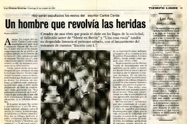 Un Hombre que revolvía las heridas.  [artículo]