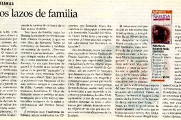Secretos lazos de familia  [artículo] Antonio Avaria.