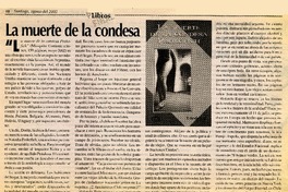 La Muerte de la condesa Prokofich  [artículo] Fernando Jerez.