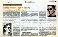 Marta Brunet (1897-1967). Premio Nacional de Literatura  [artículo]