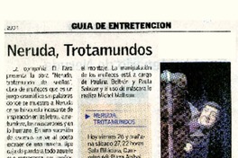 Neruda, Trotamundos  [artículo]