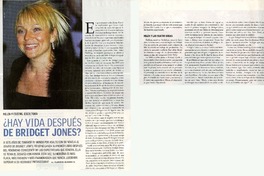 Hay vida después de Bridget Jones?  [artículo] Claudia Aldana S.