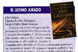El último jurado  [artículo] Ricardo Bravo.