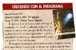 Creciendo con el eneagrama  [artículo] Gloria Guerra.