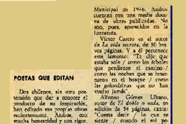 Poetas que editan.  [artículo]