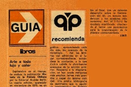 Arte a todo lujo y color  [artículo] J.M.S.