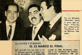 El 23 marco el final.  [artículo]