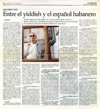 Entre el yiddish y el español habanero  [artículo] Beatriz Berger.