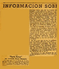 "Fuerte Bulnes".  [artículo]