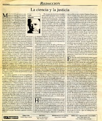 La ciencia y la justicia  [artículo] Jorge Edwards