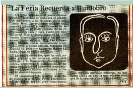 La Feria recuerda a Huidobro  [artículo] S.V.