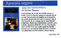Amado monstruo  [artículo] Alvaro Matus.