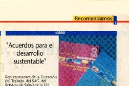 "ACuerdos para el desarrollo sustentable"  [artículo]