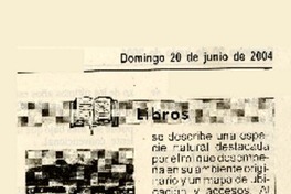 Los Parques Nacionales de Chile. Una guía para el visitante.  [artículo]