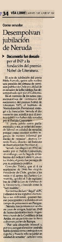 Natalicio del Poeta Pablo Neruda  [artículo]