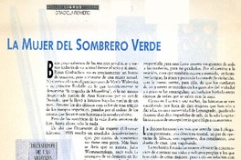 La Mujer del sombrero verde  [artículo] Graciela Romero.