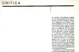 Teoría y práctica de la semiología cinematográfica  [artículo] Jorge Urrutia.