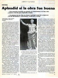 Aplaudid si la obra fue buena  [artículo] Rafael López F.