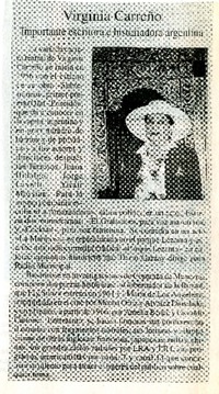 Virginia Carreño.  [artículo]