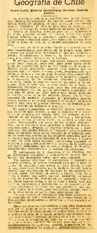 Geografía de Chile.  [artículo]