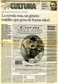 La novela rosa, un género maldito que goza de buena salud  [artículo] Eduardo Kimel.