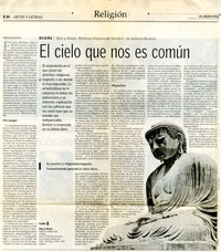 El Cielo que nos es común  [artículo] Francisco Jose Folch