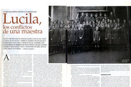 Lucila, los conflictos de una maestra.  [artículo] Marcela Escobar Q.
