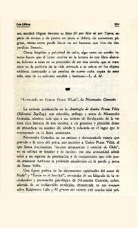 Antología de Carlos Pezoa Véliz"  [artículo] Gonzalo Drago.