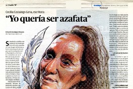 Yo quería ser azafata (entrevista)  [artículo] Eduardo Henríquez Ormeño.