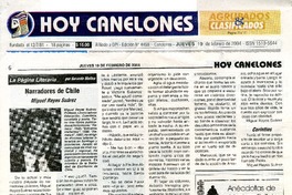 Narradores de Chile  [artículo] Gerardo Molina.