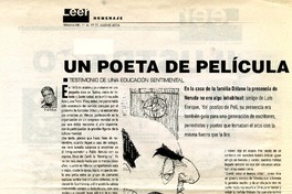 Un poeta de película Testimonio de una educación sentimental [artículo] :