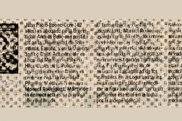 Manuel Rodrìguez màrtir de la democracia  [artículo] J. O.