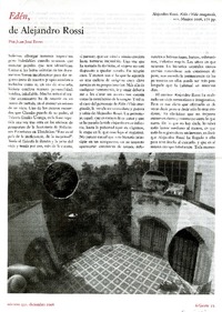 Edèn, de Alejandro Rossi  [artículo] Juan Josè Reyes.