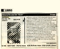 Historia personal del "Boom"  [artículo] Carlos Maldonado R.