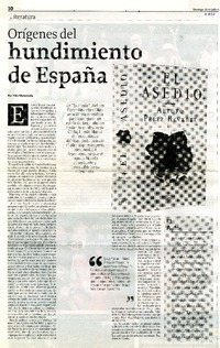 Orígenes del hundimiento de España  [artículo] Tito Matamala.