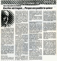 Escritor sin tragua... porque sos pueblo te quiero  [artículo].