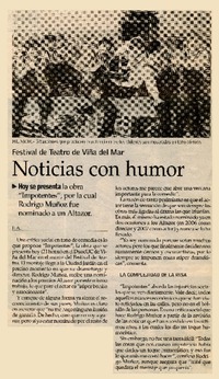 Noticias con humor  [artículo]F. A.
