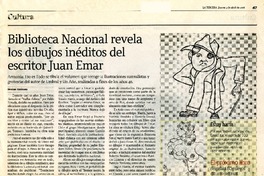 Biblioteca Nacinal revela los dibujos inéditos del escritor Juan Emar  [artículo]Denisse Espinosa.