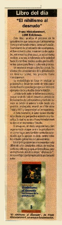 "El nihilismo al desnudo"  [artículo]