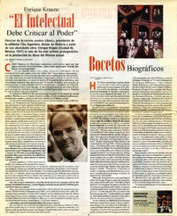 "El Intelectual debe criticar al poder"  [artículo] Enrique Portilla Fuentes.