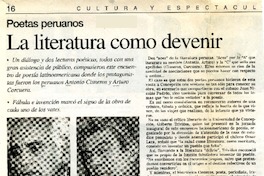 La literatura como devenir  [artículo]